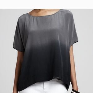 Eileen Fisher Gray Ombre Top